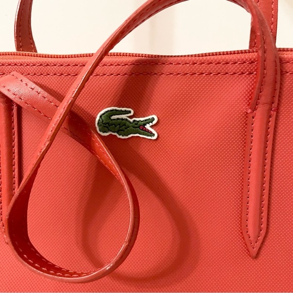 Lacoste Red Women's Tote Bag - Picture 2 of 16